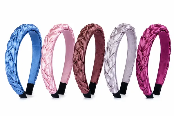 Premium_Shiny_Braided_hair_band_For_girls_Pack_Of_5_Pcs__(Multicolor)