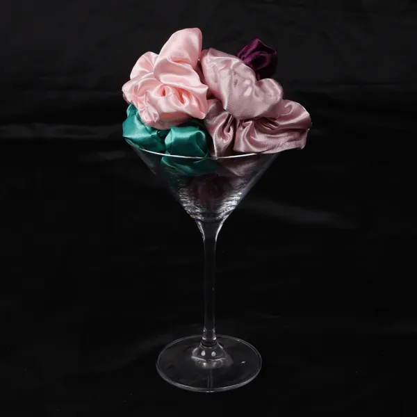 Premium_satin_silk_Multicolor_Scrunchies_For_Girls_Set_Of_6_Pcs