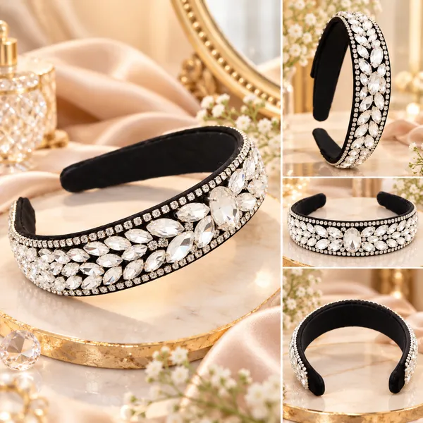 Silver_Crystal_Rhinestone_Band_For_Women_(Pack_of_1)