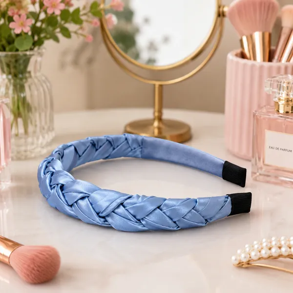 Shiny_Satin_Silk_Braided_Hair_Band_For_Girls___Set_of_2_Pcs