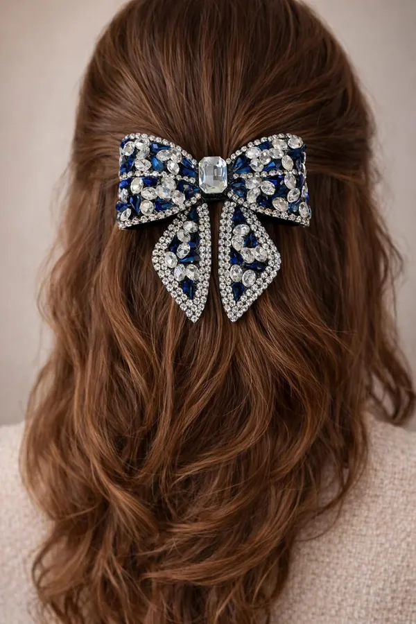 Shiny_Studded_Rhinestone_Hair_Bow_Clip_For_Function_&_Special_Occasions