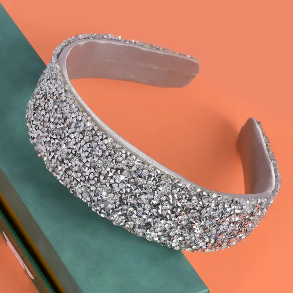 Silver_Fancy_Handmade_Sprinkle_stone_Hair_Band_For_Girls