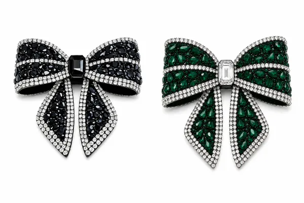 Studded_Embellished_Rhinestone_Hair_Bow_clip_Pack_of_2_Pcs_