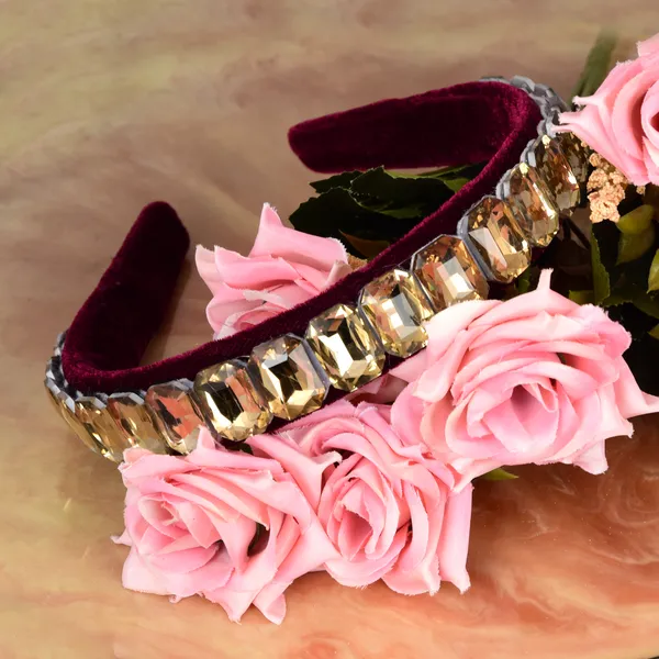 Swarovski_Gold_Crystal_Hair_Band_For_Parties_&_Function