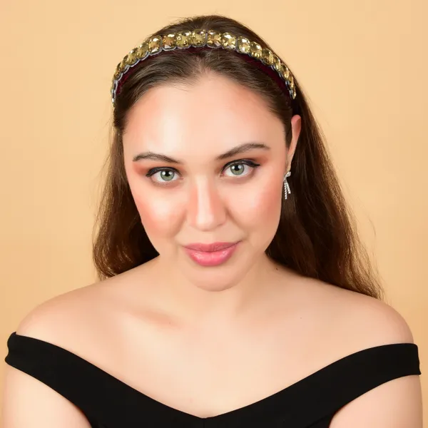 Swarovski_Gold_Crystal_Hair_Band_For_Parties_&_Function