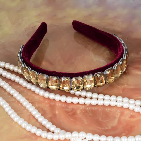 Swarovski_Gold_Crystal_Hair_Band_For_Parties_&_Function