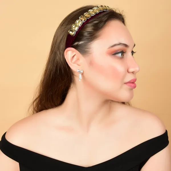 Swarovski_Gold_Crystal_Hair_Band_For_Parties_&_Function