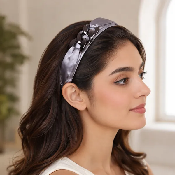 Grey_Fancy_Chain_Broach_Hair_Band_For_Girls_(Pack_of_1)