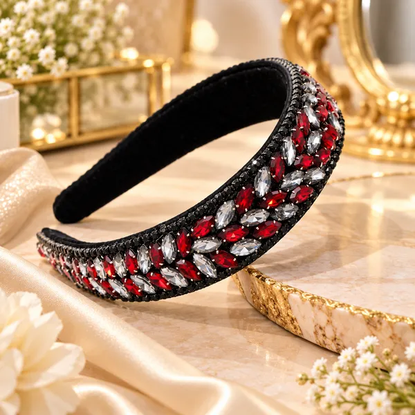 Fancy_Embellished_Rhinestone_Hair_Band_For_girls