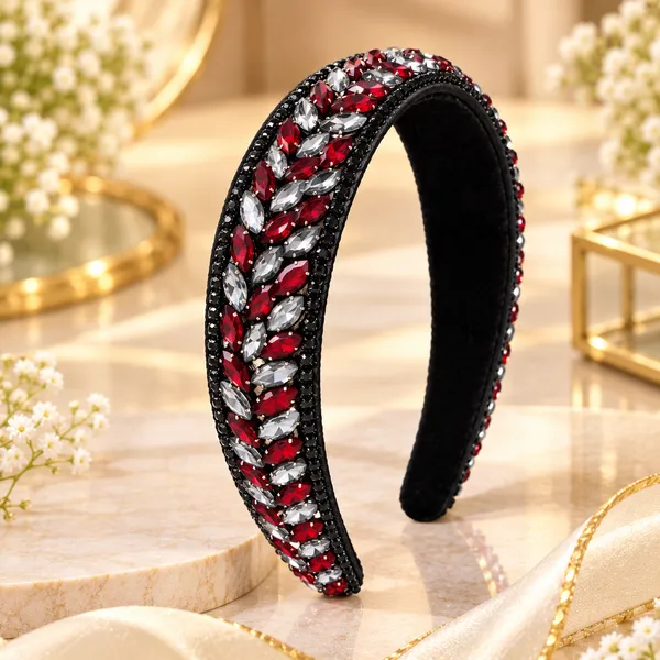 Fancy_Embellished_Rhinestone_Hair_Band_For_girls