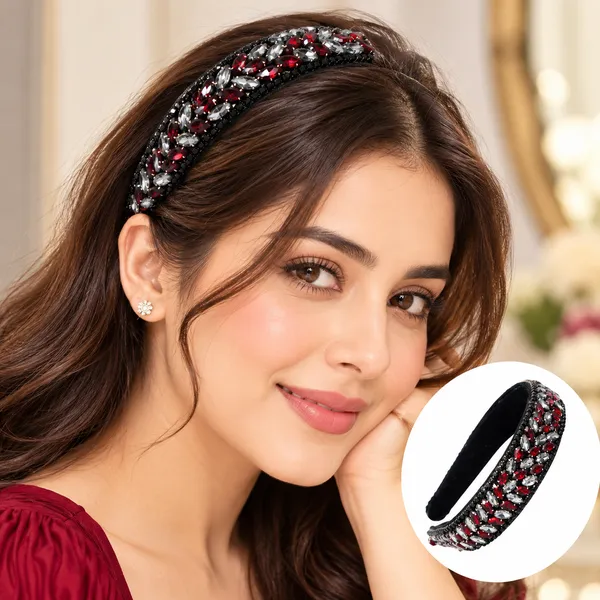 Fancy_Embellished_Rhinestone_Hair_Band_For_girls