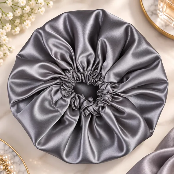 Silver_Satin_Silk_Double_Layer_Thin_Elastic_Hair_Bonnet/Sleeping_For_Women_(Pack_of_1)