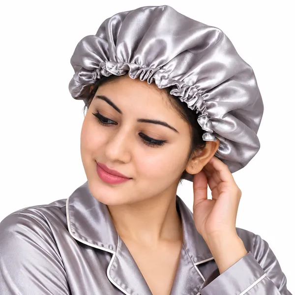 Silver_Satin_Silk_Double_Layer_Thin_Elastic_Hair_Bonnet/Sleeping_For_Women_(Pack_of_1)