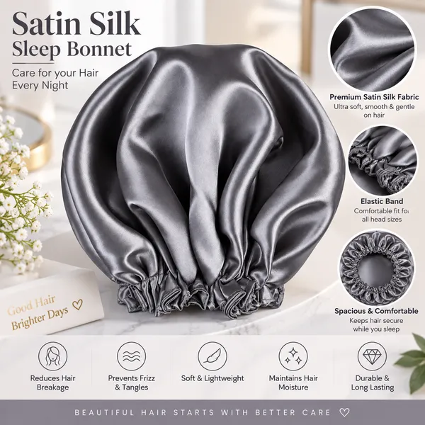 Silver_Satin_Silk_Double_Layer_Thin_Elastic_Hair_Bonnet/Sleeping_For_Women_(Pack_of_1)