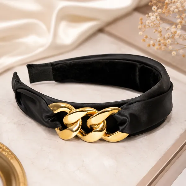 Black_Fancy_Chain_Broach_Hair_Band_For_Girls_(Pack_of_1)