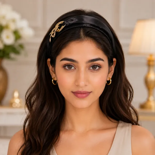 Black_Fancy_Chain_Broach_Hair_Band_For_Girls_(Pack_of_1)