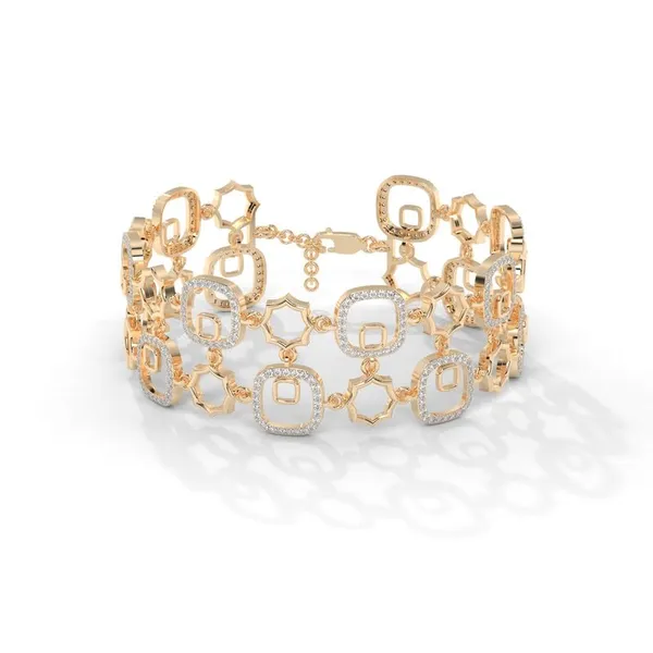 Gold_18Kt_Plating_Geomertic_Marquis_Cubic_Zirconia_Diamond_Bracelet_For_Women