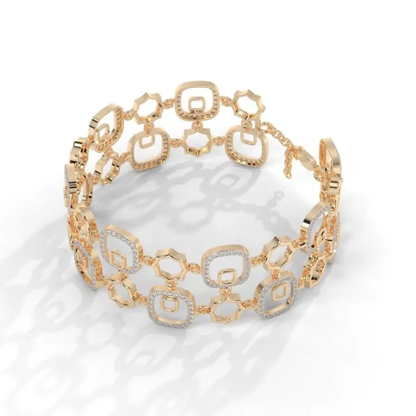 Gold_18Kt_Plating_Geomertic_Marquis_Cubic_Zirconia_Diamond_Bracelet_For_Women