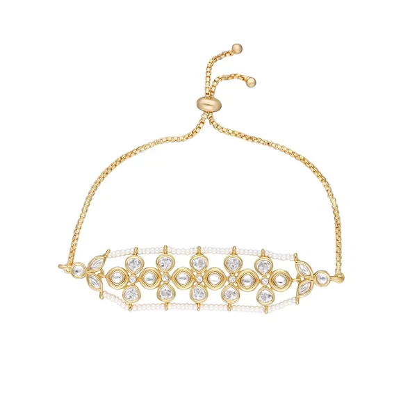 Gold_18Kt_Plated_Floral_White_Pearls_Zirconia_Diamond_Bracelet_For_Women