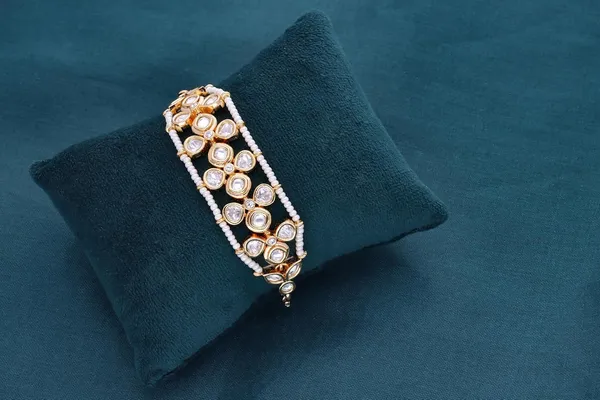 Gold_18Kt_Plated_Floral_White_Pearls_Zirconia_Diamond_Bracelet_For_Women