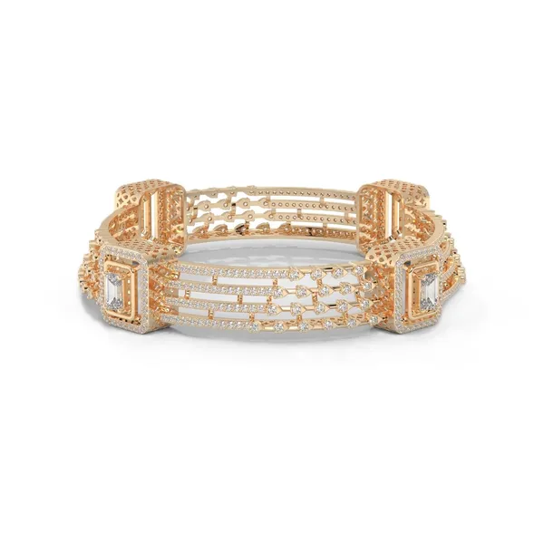 Gold_Austrian_Zirconia_Diamond_Bangles_For_Women