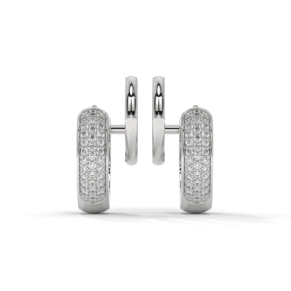 White_18Kt_Plating_Zirconia_Diamond_Studded_Double_Hoop_Earrings_For_Women