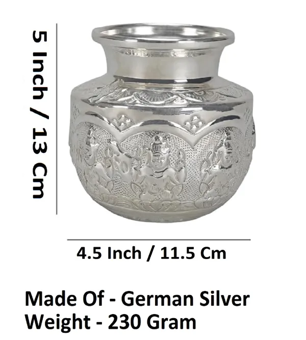 Silver_German_Silver_Premium_&_Elegant_Kalash_&_Pots