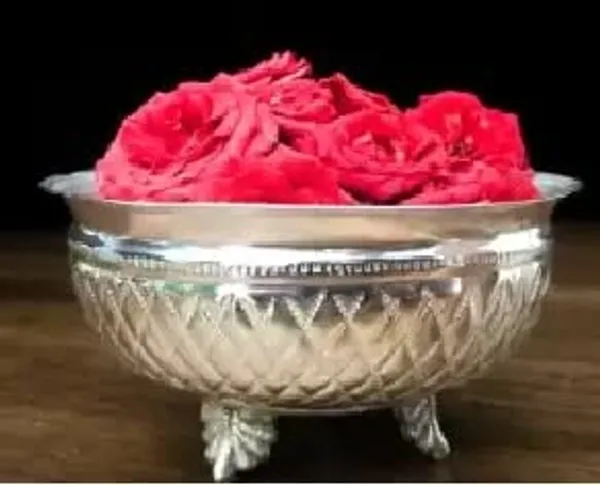 Silver_German_Silver_Premium_&_Elegant_Flower_Or_Fruit_Bowl