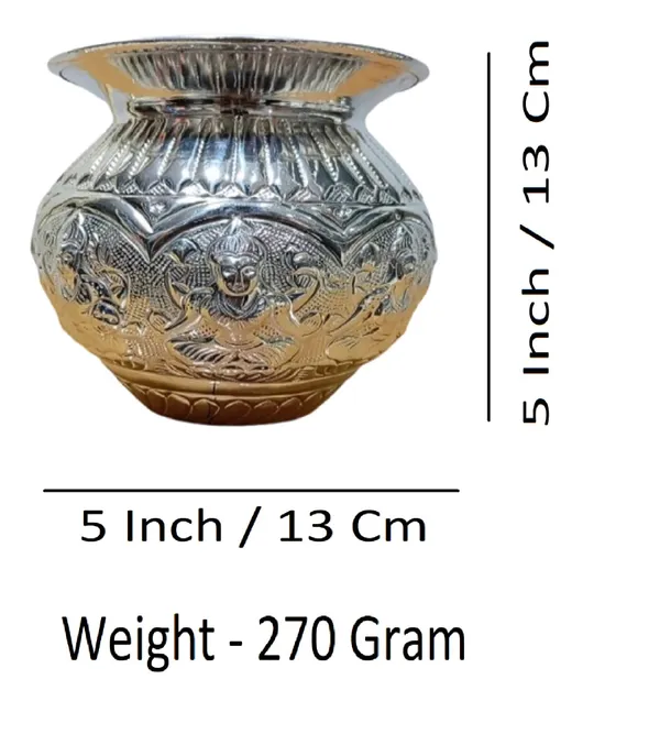 Silver_German_Silver_Premium_&_Elegant_Kalash_&_Pots