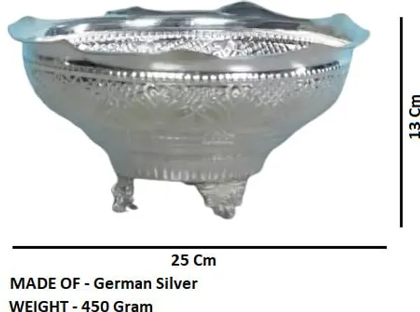 Silver_German_Silver_Premium_&_Elegant_Flower_Or_Fruit_Basket