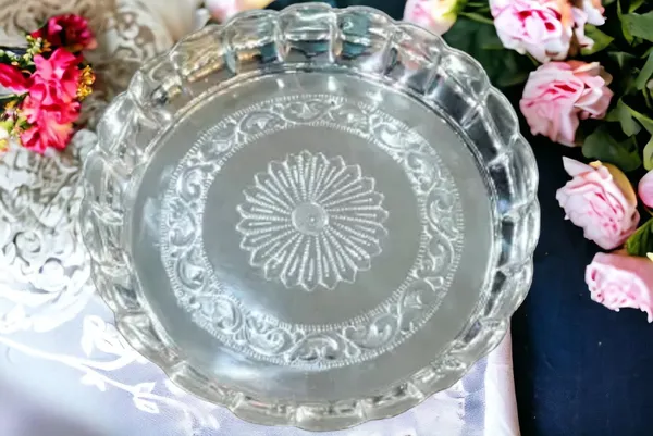 Silver_German_Silver_Premium_&_Elegant_Flower_Plate