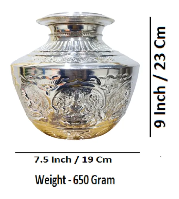 Silver_German_Silver_Premium_&_Elegant_Kalash_&_Pots