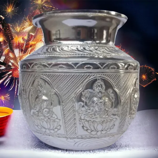 Silver_German_Silver_Premium_&_Elegant_Kalash_&_Pots