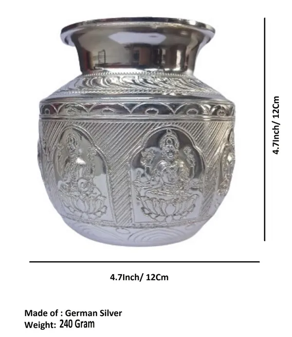 Silver_German_Silver_Premium_&_Elegant_Kalash_&_Pots