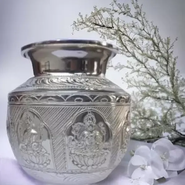 Silver_German_Silver_Premium_&_Elegant_Kalash_&_Pots