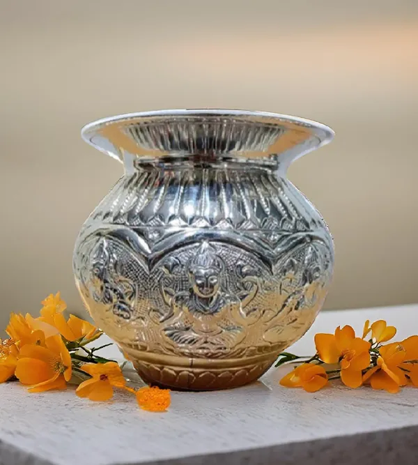 Silver_German_Silver_Premium_&_Elegant_Kalash_&_Pots