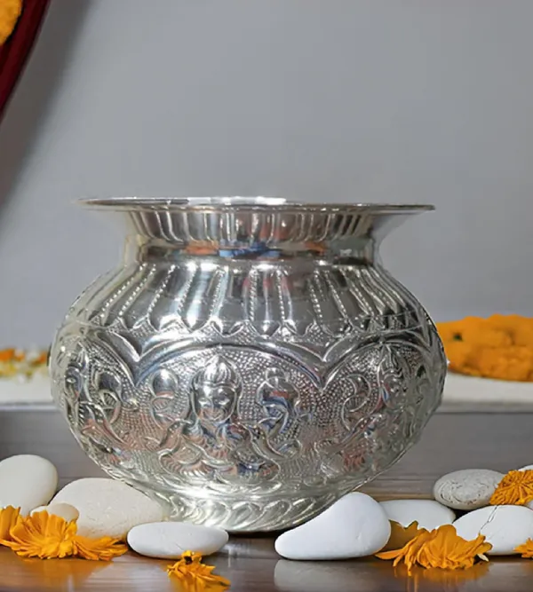 Silver_German_Silver_Premium_&_Elegant_Kalash_&_Pots