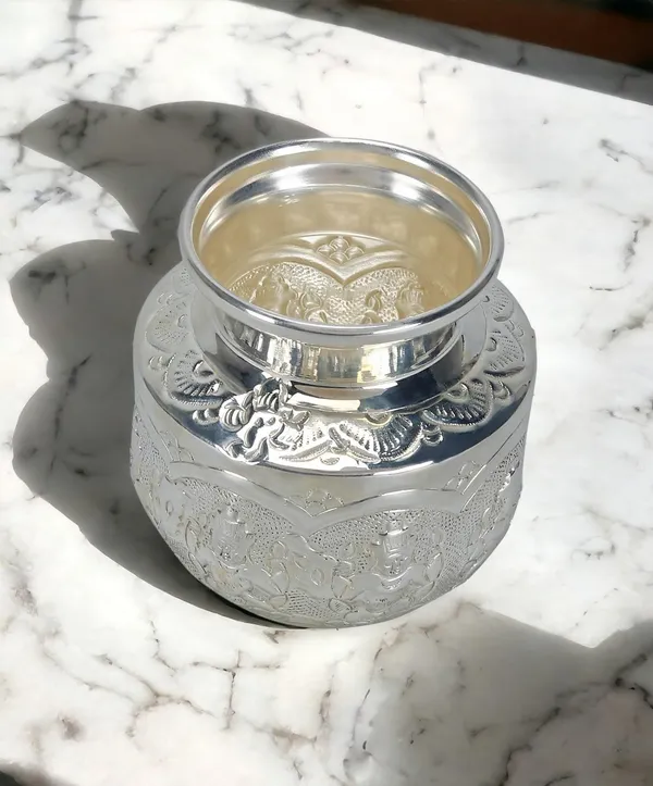 Silver_German_Silver_Premium_&_Elegant_Kalash_&_Pots