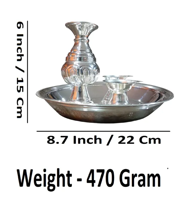 Silver_German_Silver_Premium_&_Elegant_Pooja_Thali_Set