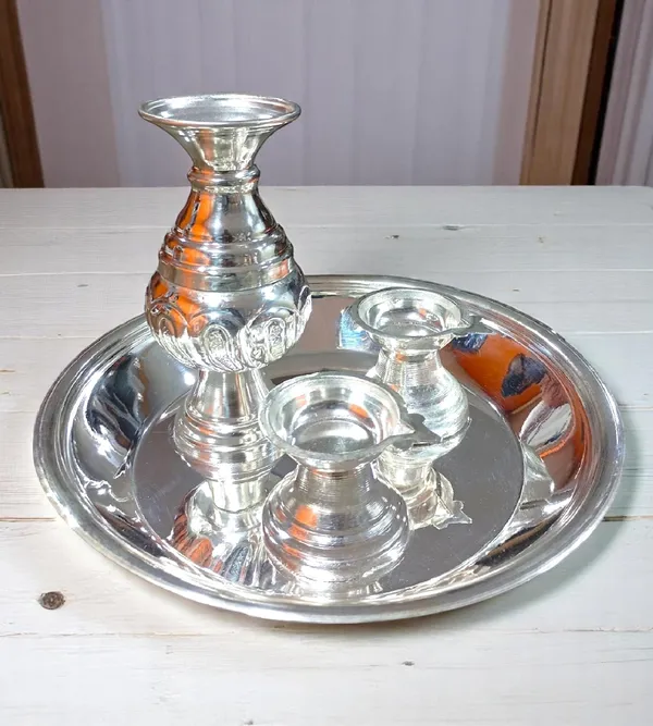 Silver_German_Silver_Premium_&_Elegant_Pooja_Thali_Set
