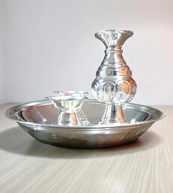 Silver_German_Silver_Premium_&_Elegant_Pooja_Thali_Set