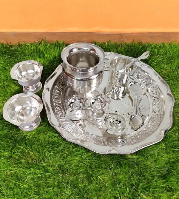 Silver_Plated_Premium_&_Elegant_Pooja_Thali_Set