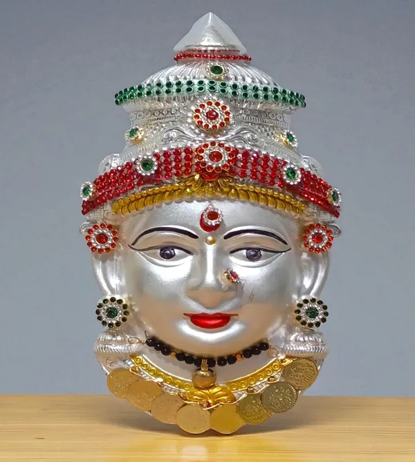 Silver_Metal_Premium_&_Elegant_Decorated_Laxmi_Face