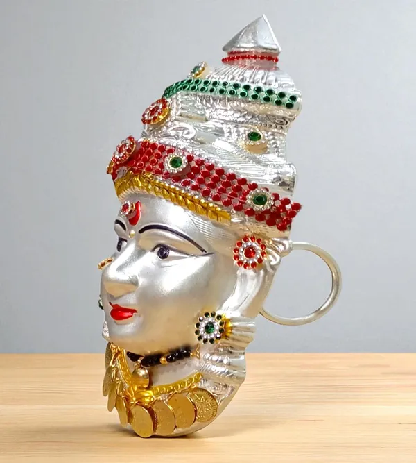 Silver_Metal_Premium_&_Elegant_Decorated_Laxmi_Face