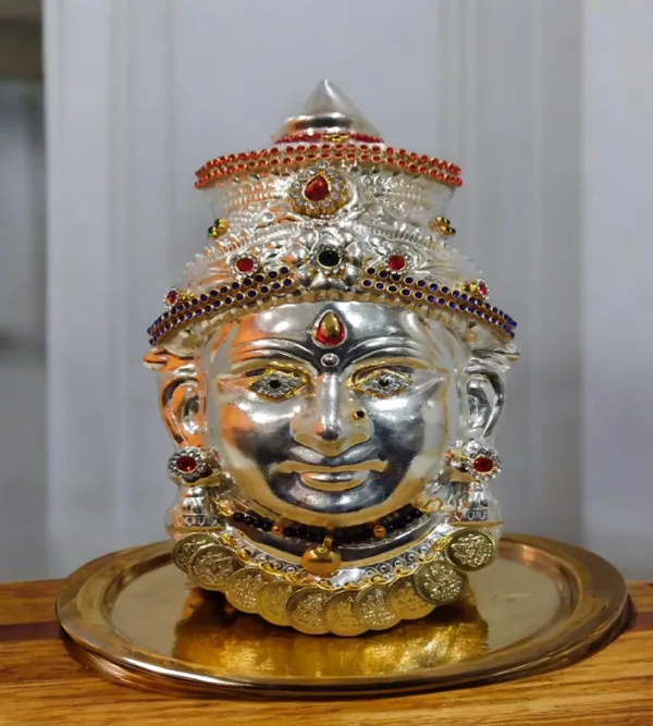 Silver_Metal_Premium_&_Elegant_Decorated_Laxmi_Face