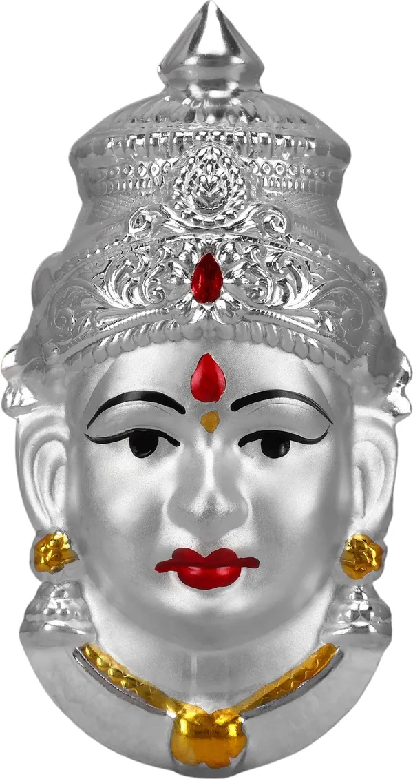 Silver_Metal_Premium_&_Elegant_Decorated_Laxmi_Face