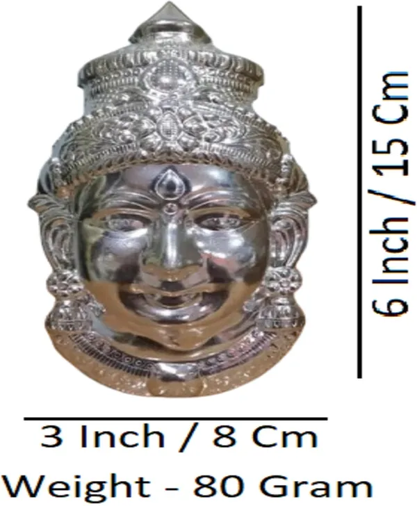 Silver_Metal_Premium_&_Elegant_Plain_Laxmi_Face