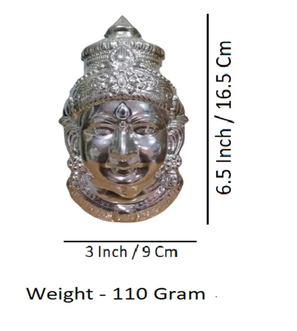 Silver_Metal_Premium_&_Elegant_Plain_Laxmi_Face