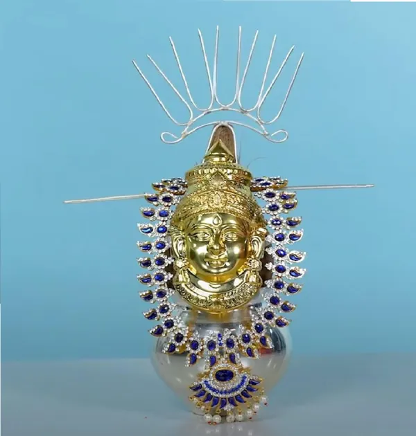 Silver_Metal_Premium_&_Elegant_Plain_Laxmi_Face
