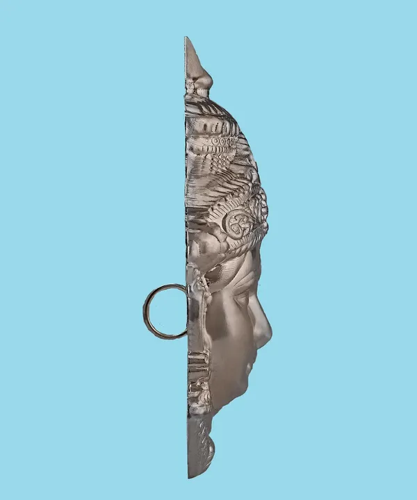 Silver_Metal_Premium_&_Elegant_Plain_Laxmi_Face